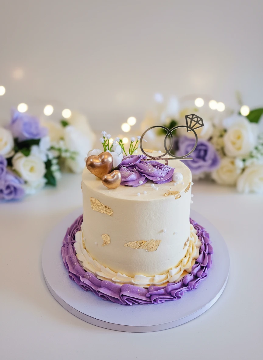 Elegant Eggless Anniversary Cakes Wellington